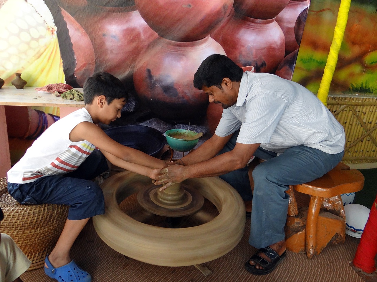 potmaking pottery clay free photo