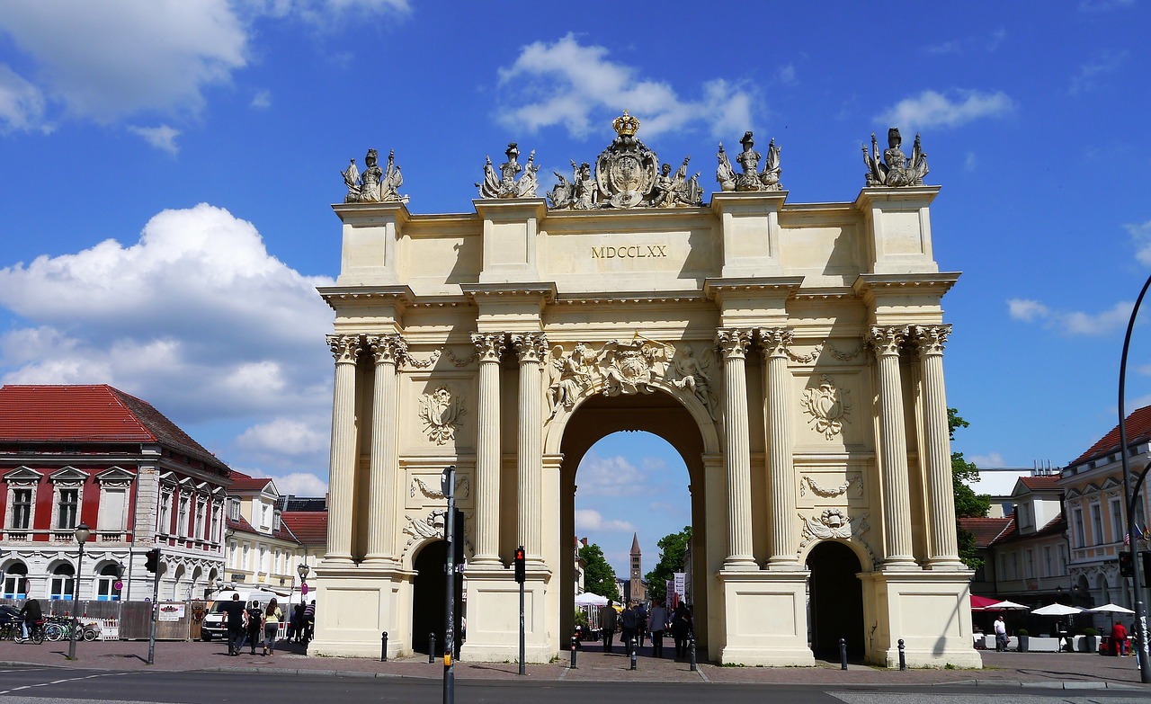 potsdam brandenburg gate historically free photo