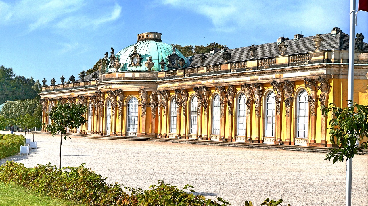 potsdam castle hdr free photo