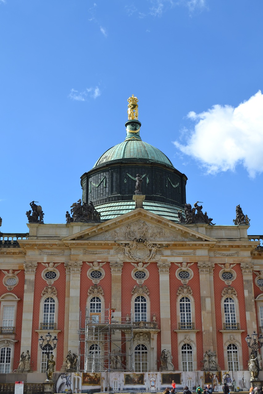 potsdam castle building free photo