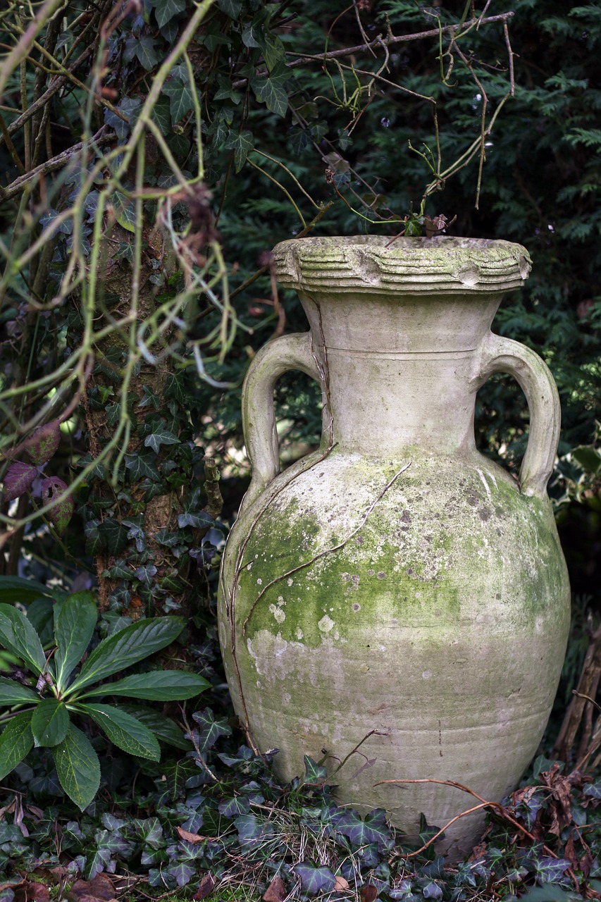 pottery garden decoration free photo