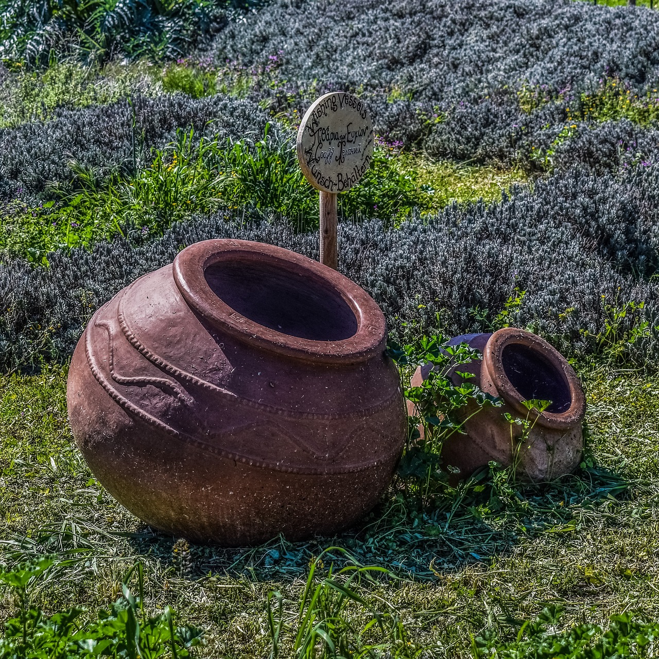 pottery garden decoration free photo
