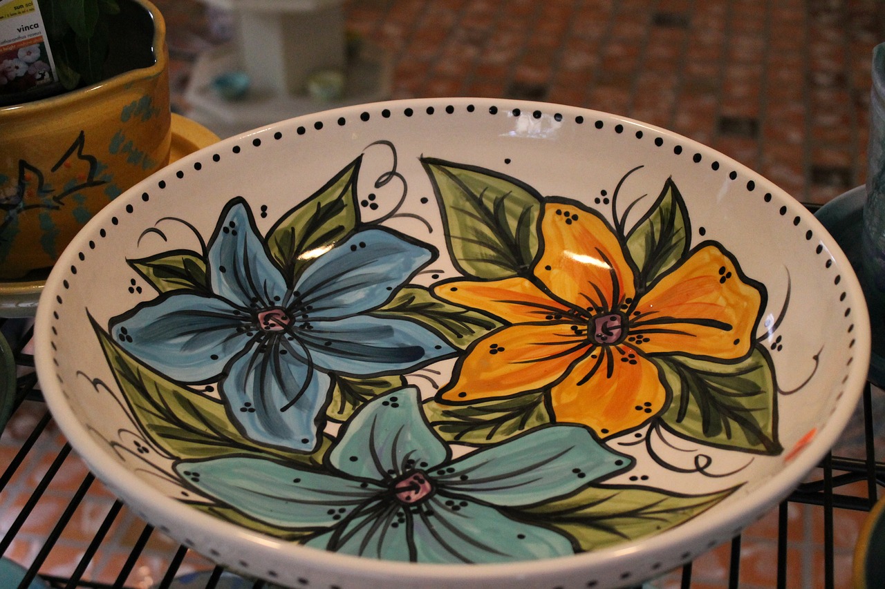 pottery bowl plate free photo