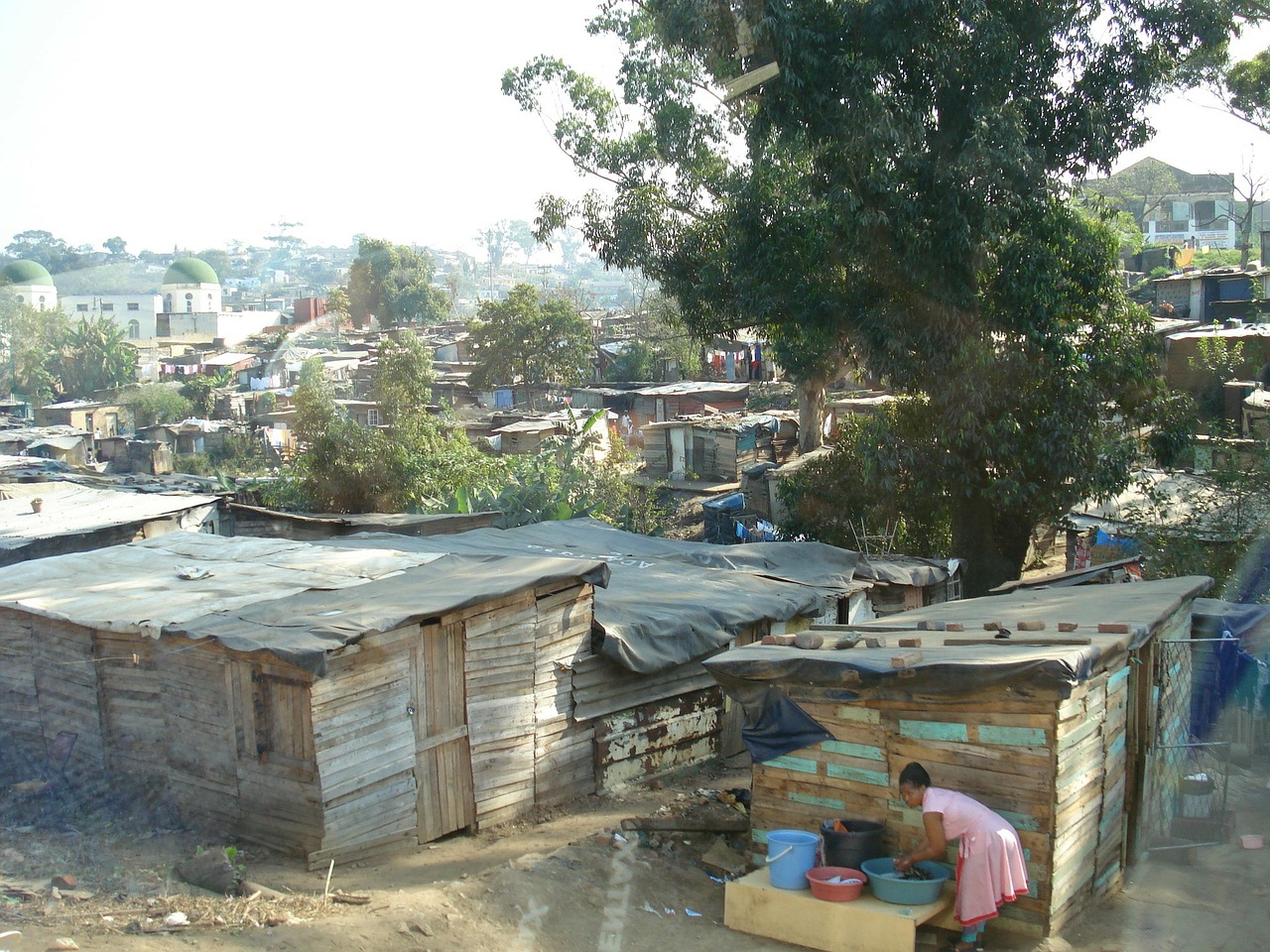 poverty slum shanty town free photo