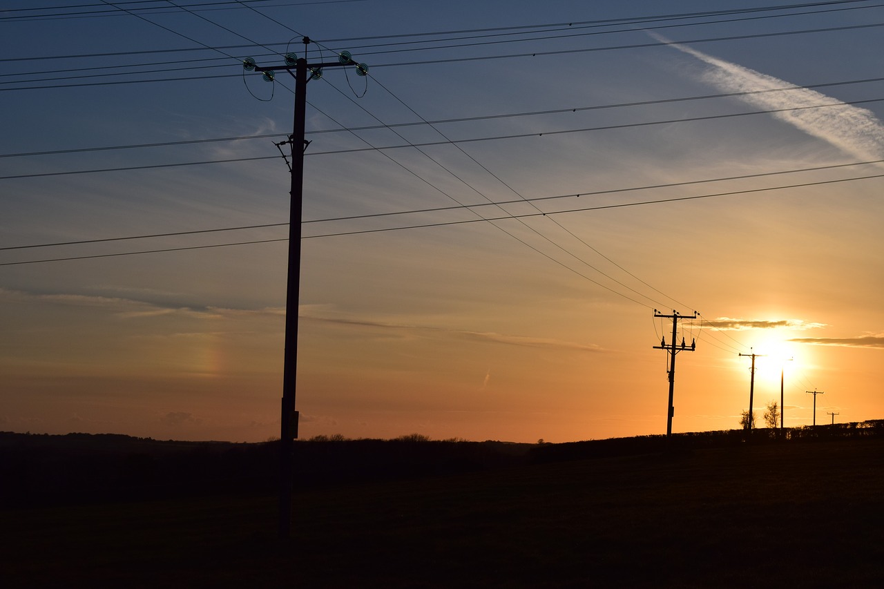 power sunset country free photo