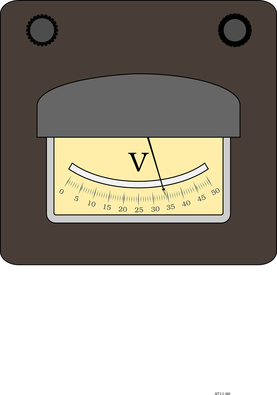 power voltage meter free photo