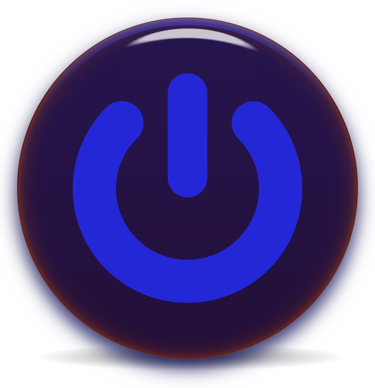 power button icon symbol free photo