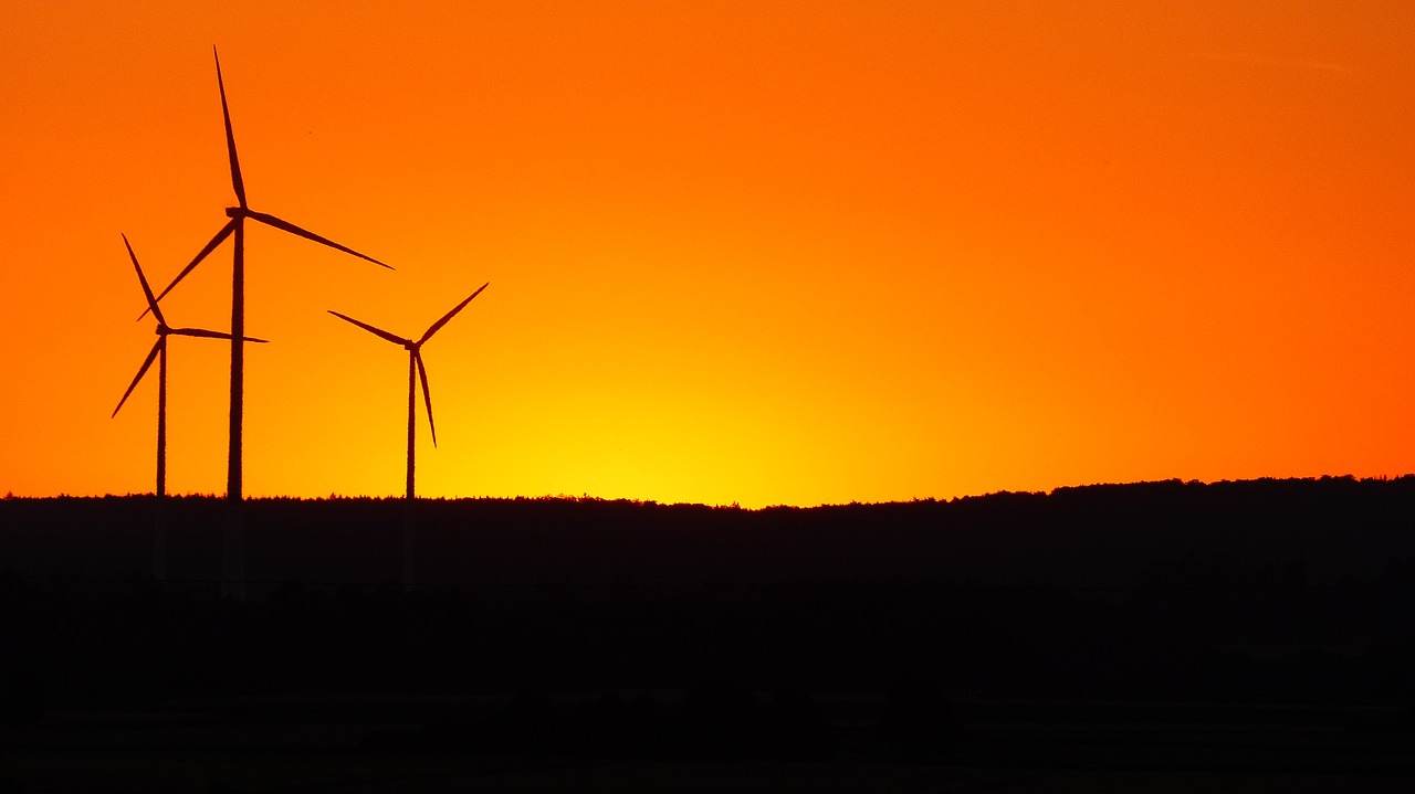 power generation energy production windräder free photo