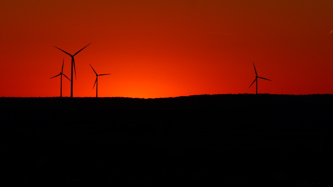 power generation energy production windräder free photo