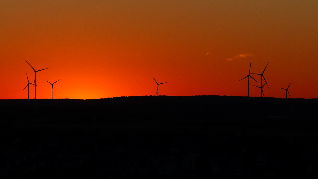 power generation energy production windräder free photo