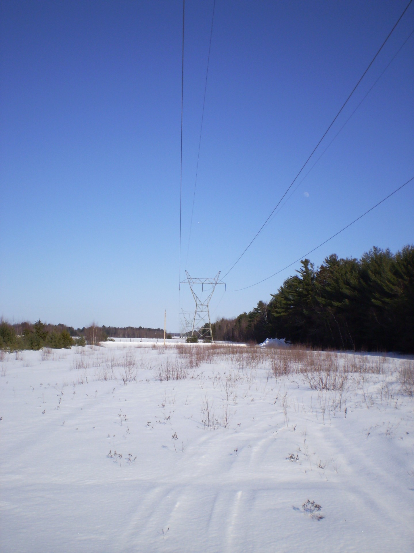 electricity tower blue sky free photo