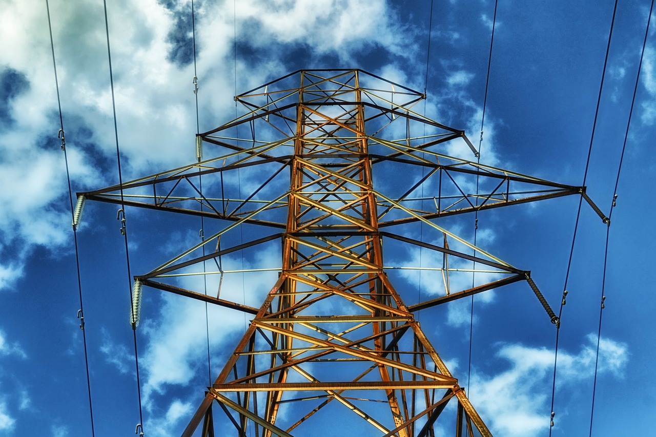 power-line electricity sky free photo