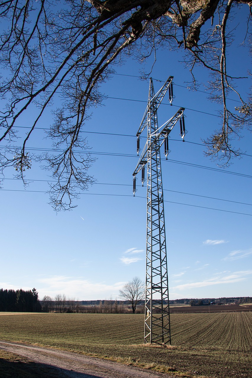 power line power lines pylon free photo