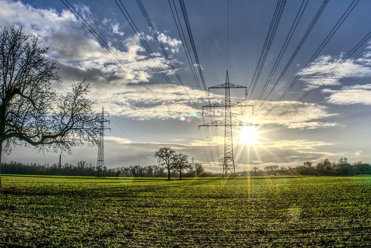 power line  catenary  sun free photo