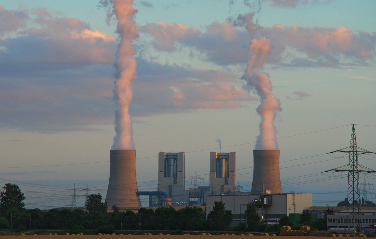 power plant industry brown coal free photo