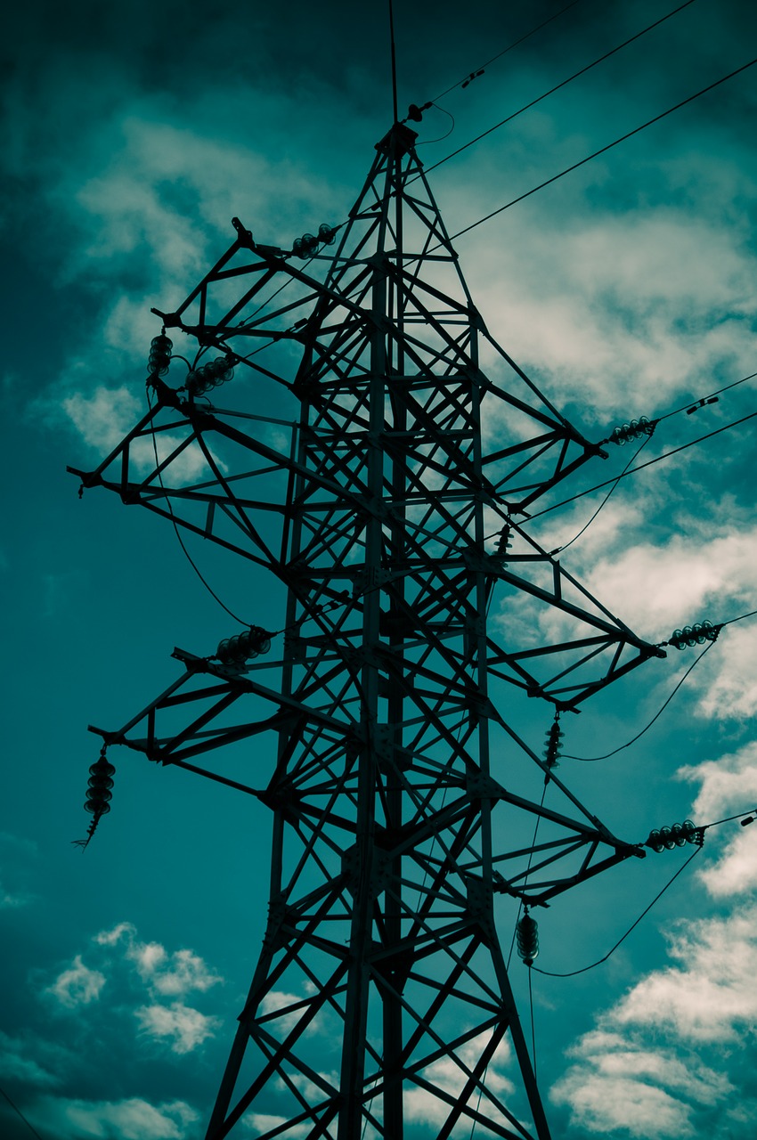 power poles power lines wires free photo