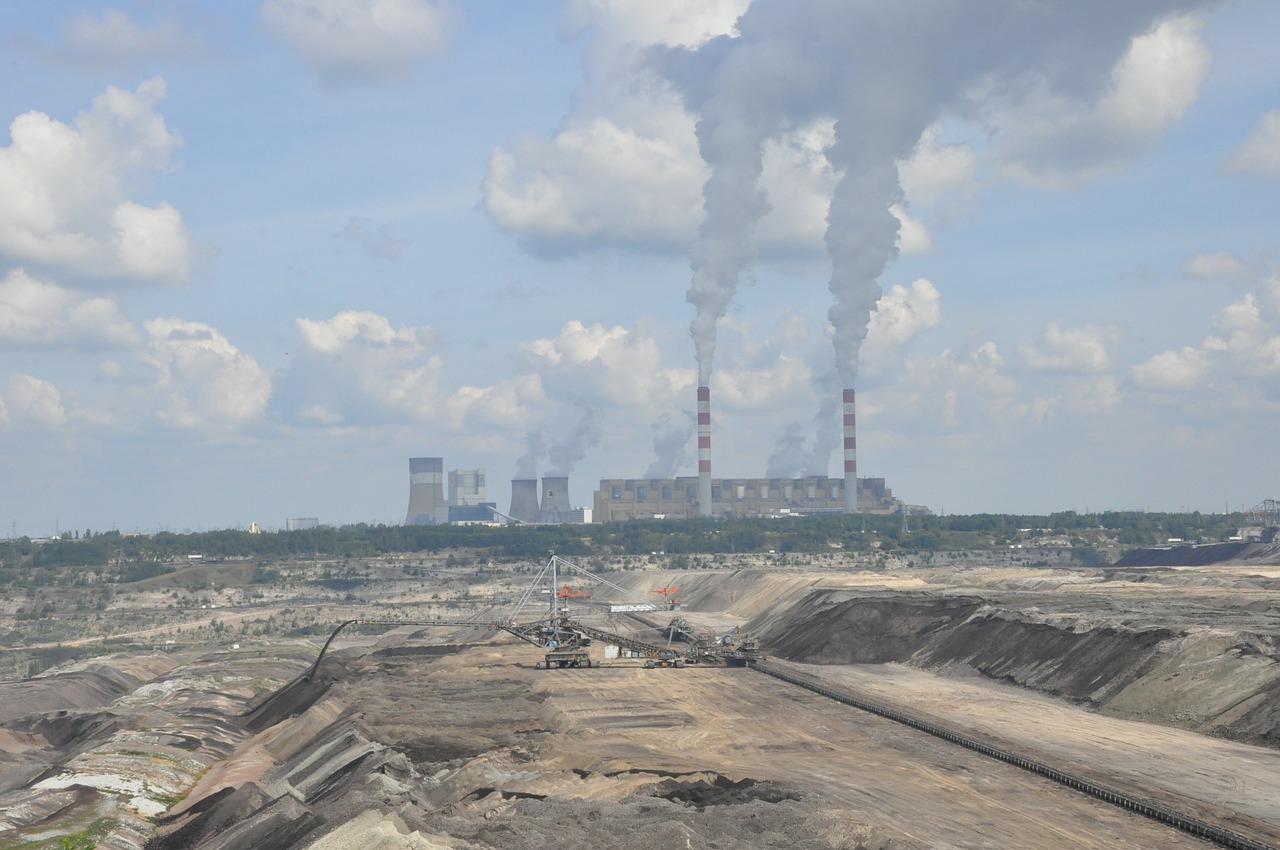 power station mine brown coal free photo