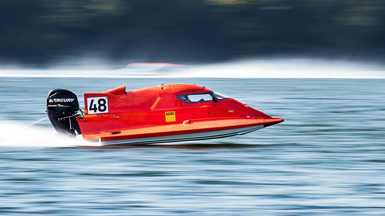 powerboat motorboat race race free photo