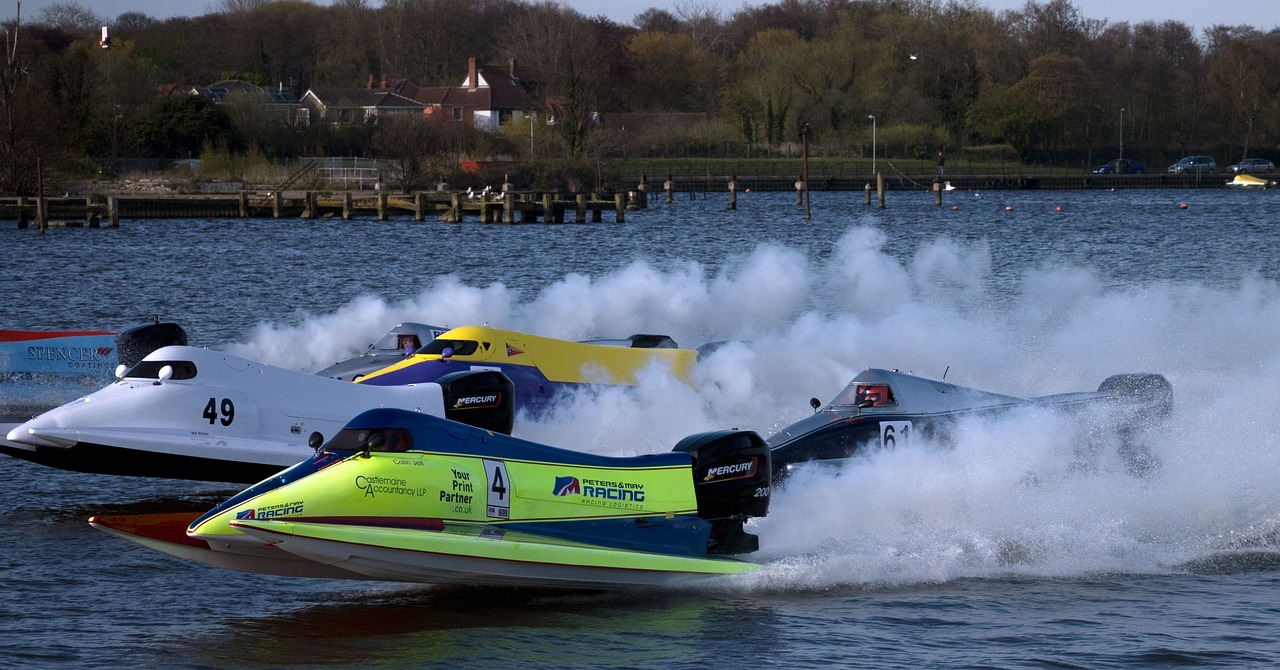 powerboats oulton broad summer free photo