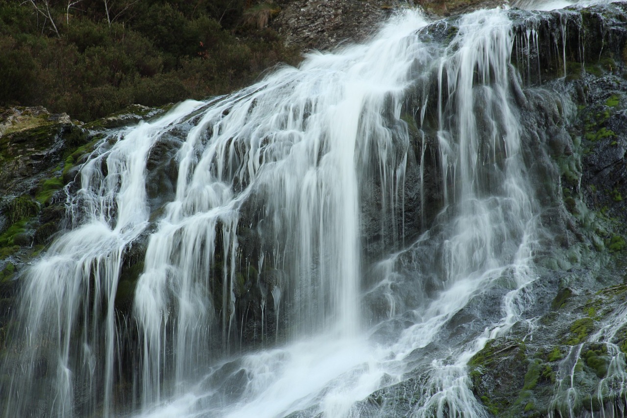 powerscourt waterfall wicklow free photo