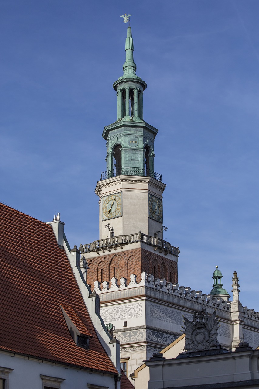 poznan tower architecture free photo