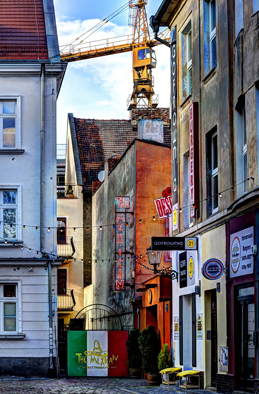 poznan the market townhouses free photo