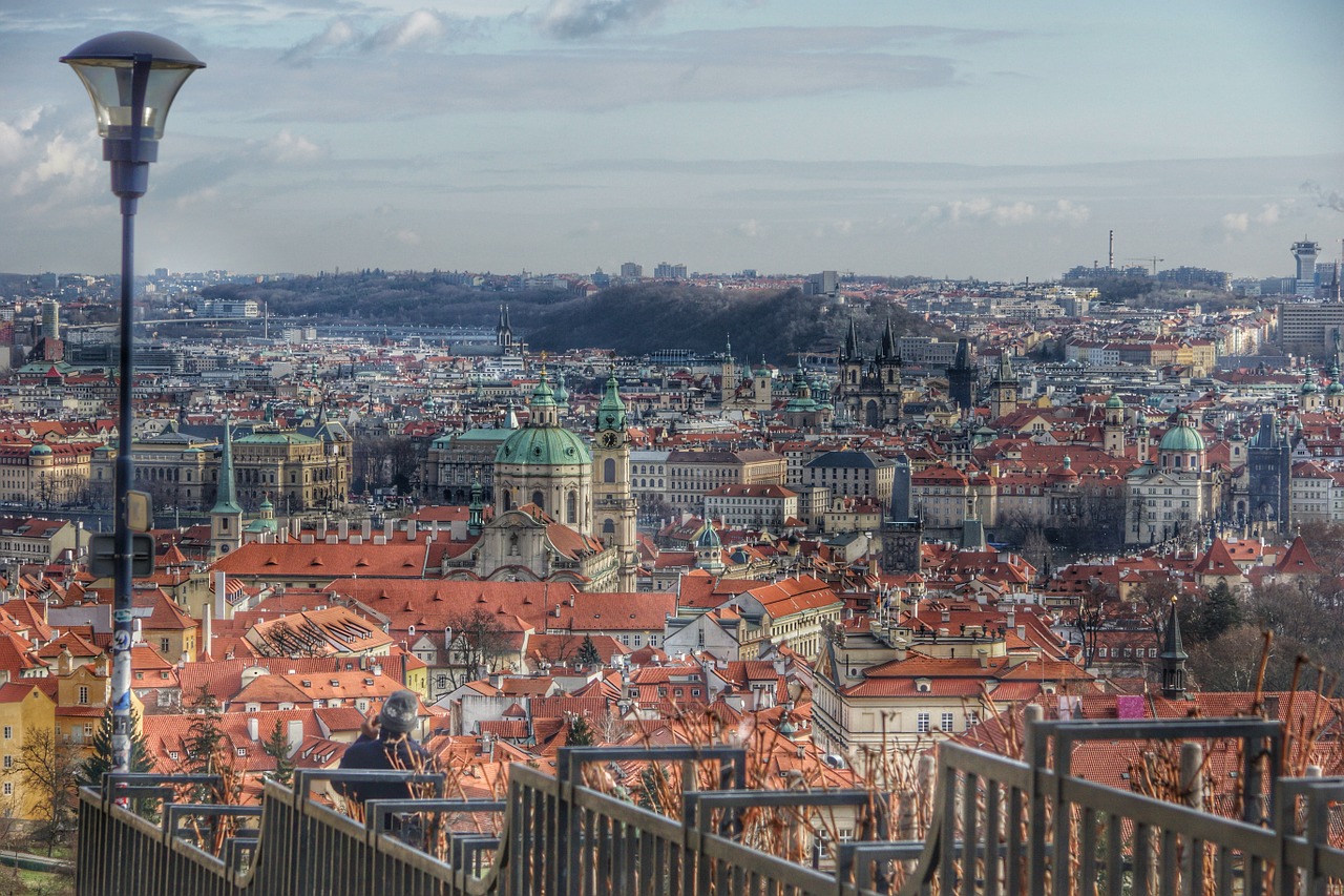 prague czech panoramic free photo