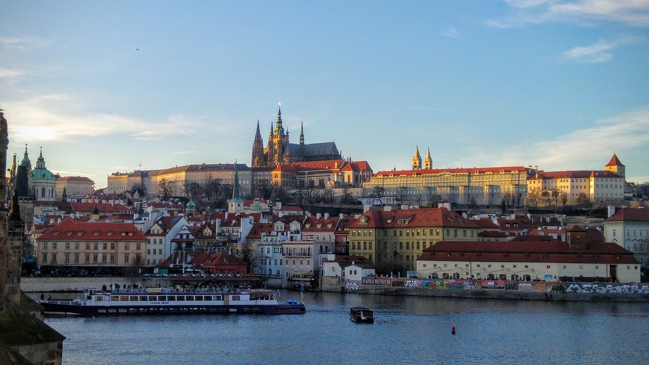 prague prague skyline czech republic free photo