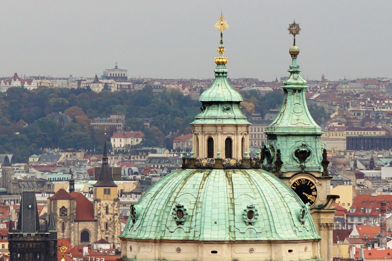 prague view city free photo