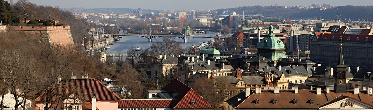 prague from above czech republic free photo