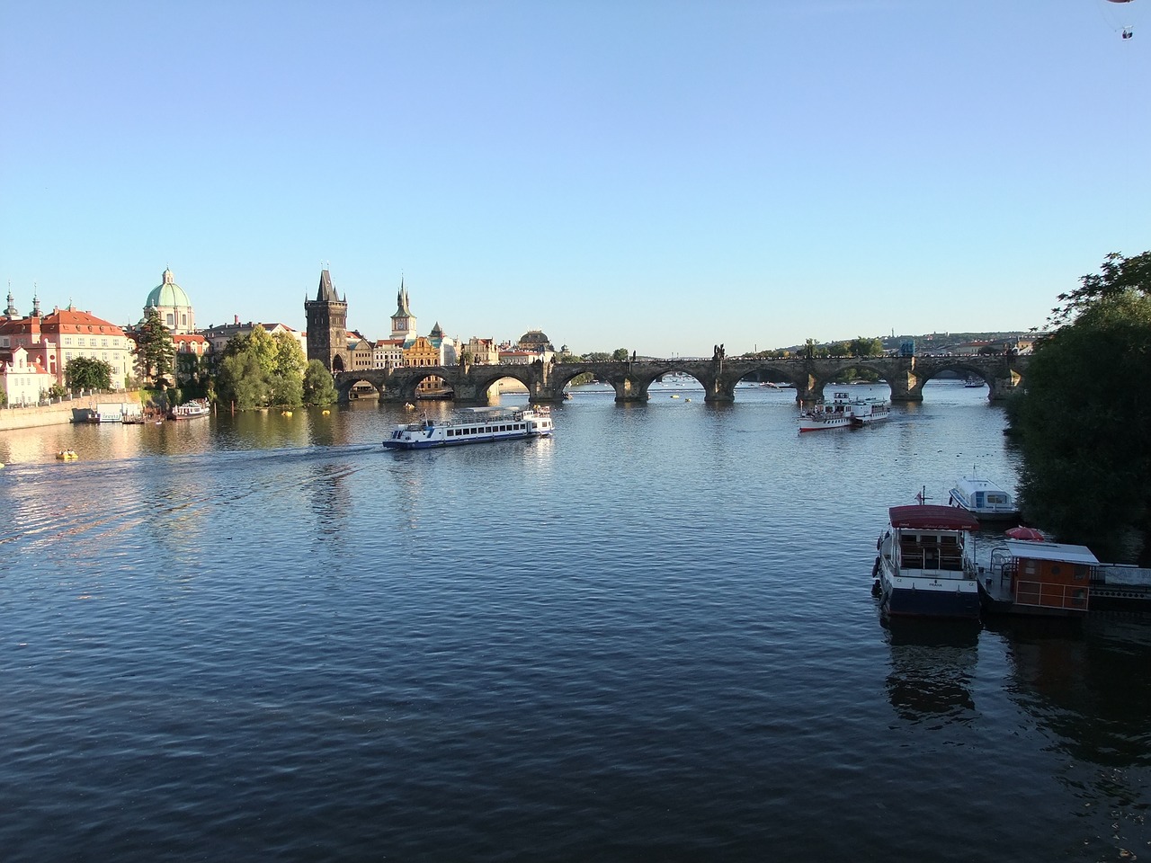 prague czech republic charles bridge free photo