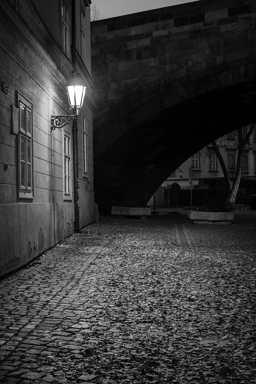 prague night old town free photo