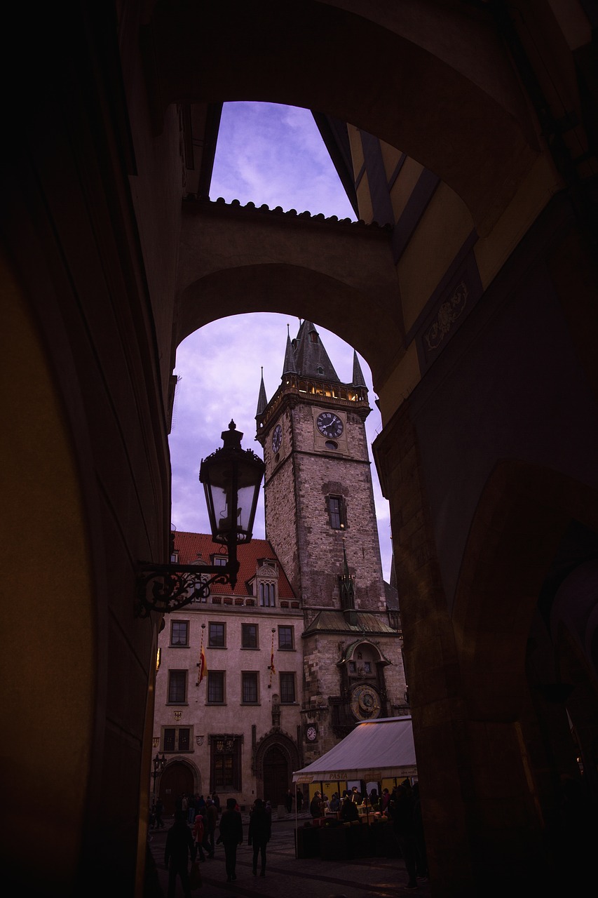 prague czech republic the clock free photo