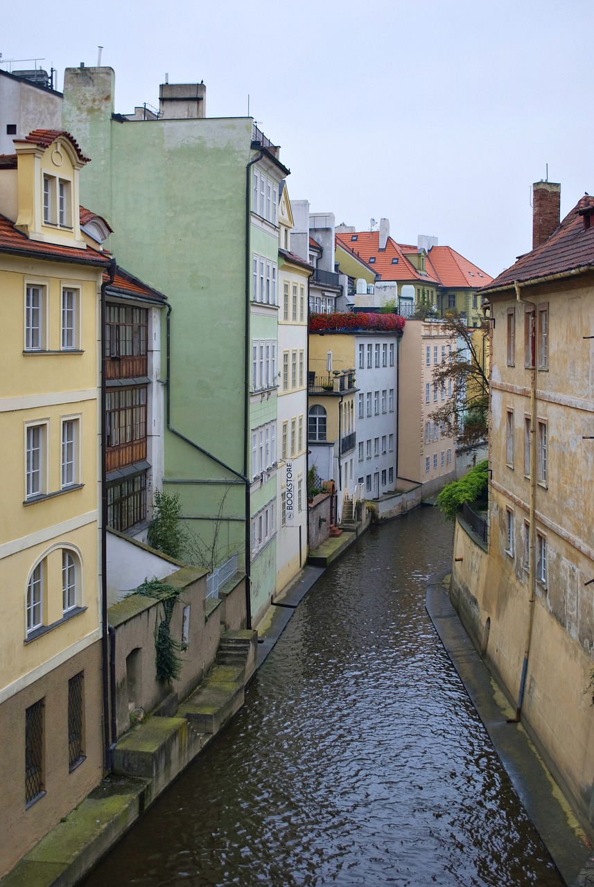 prague  kampa  river free photo