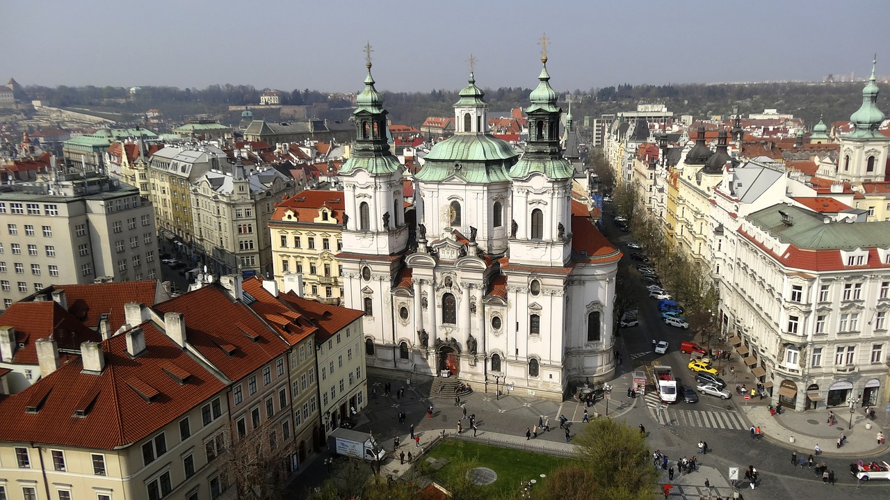 prague spring tower free photo