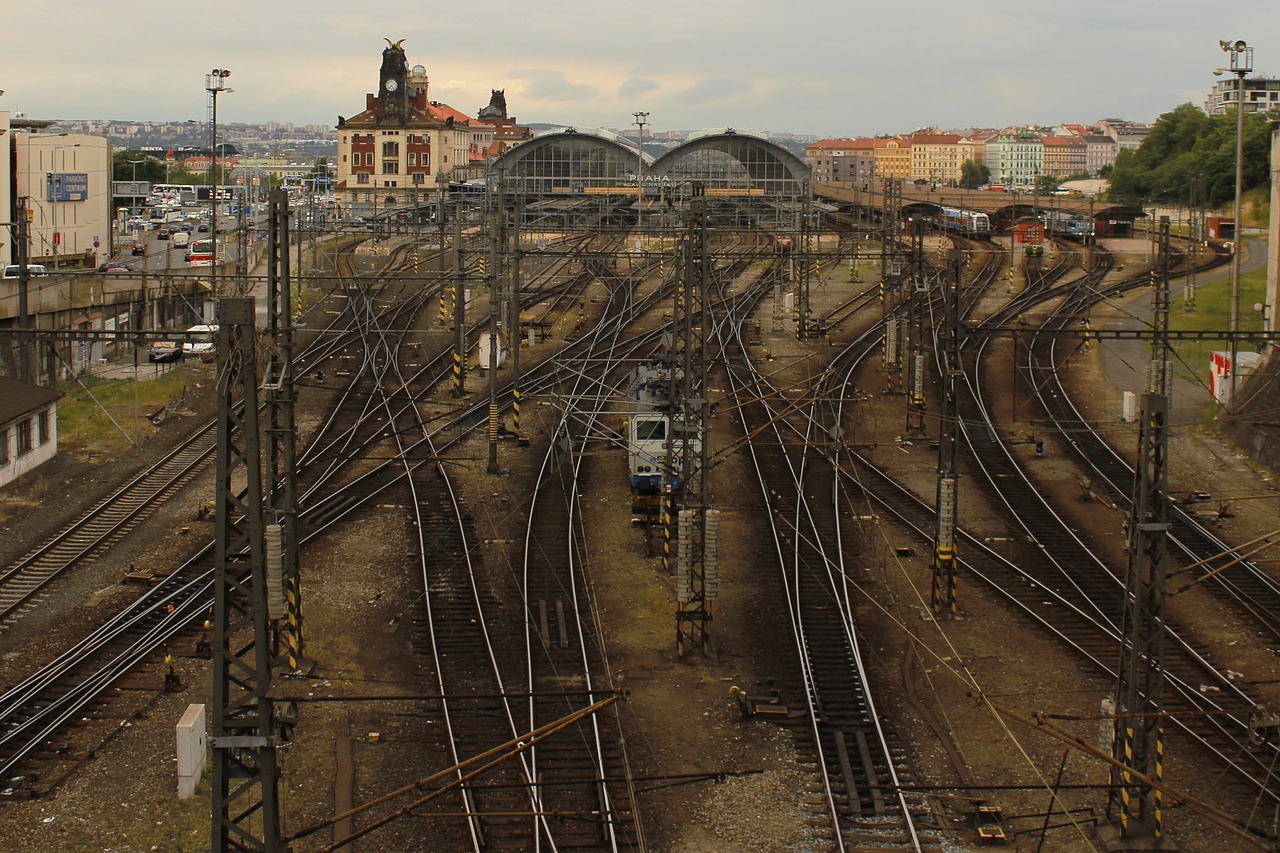 prague  central station  railway free photo