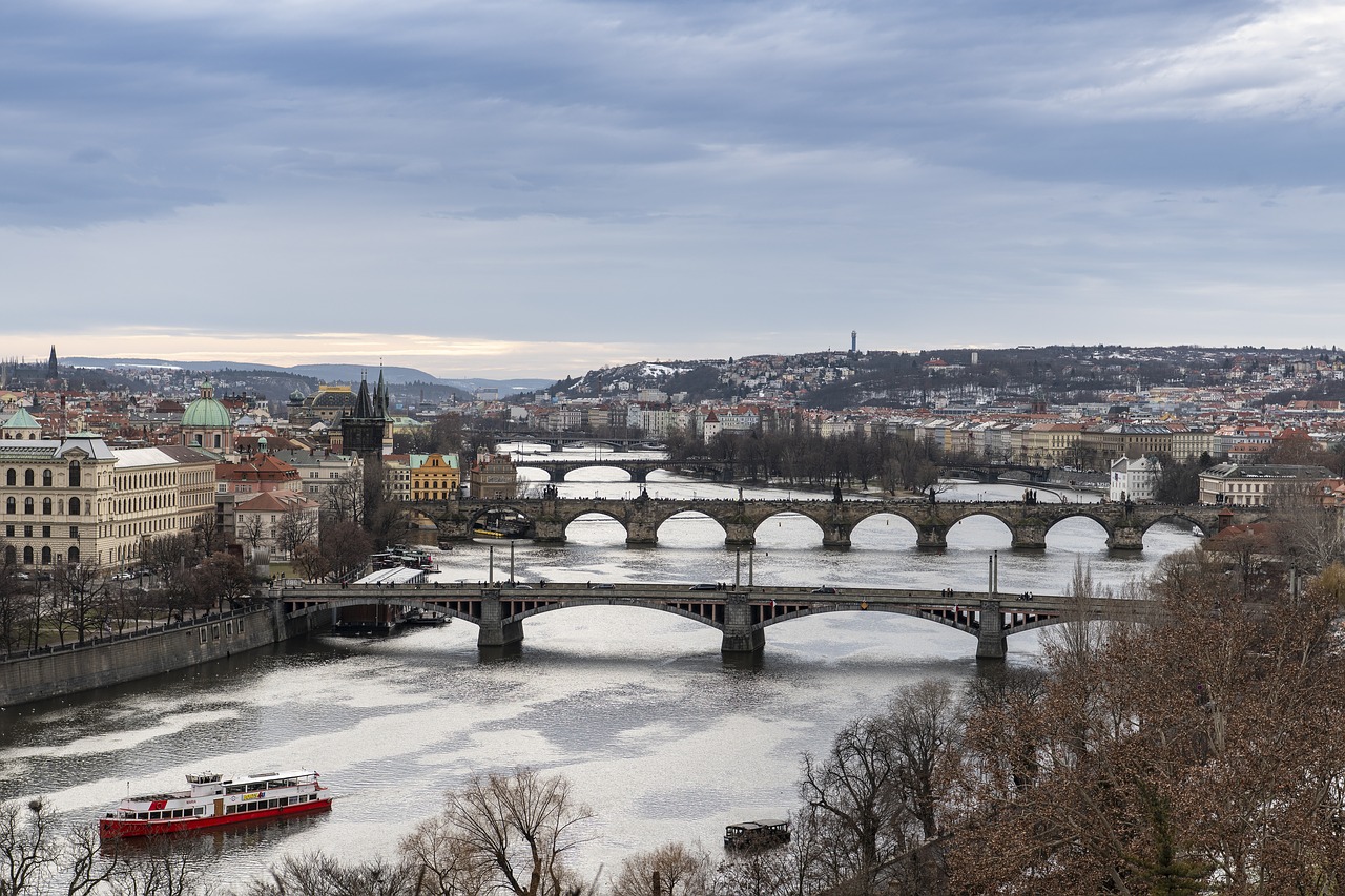 Прага Троянский мост
