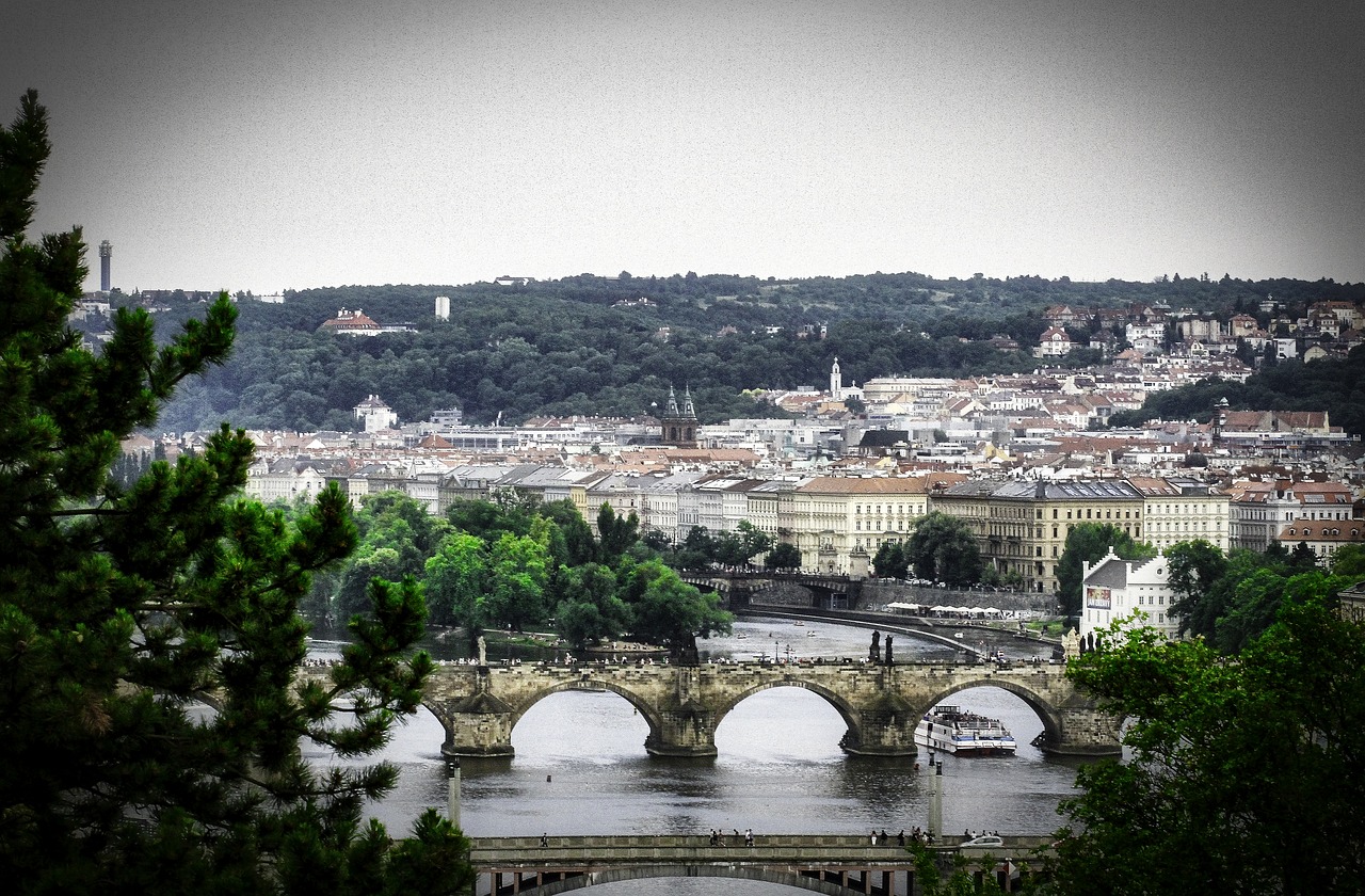 prague  charles bridge  city free photo