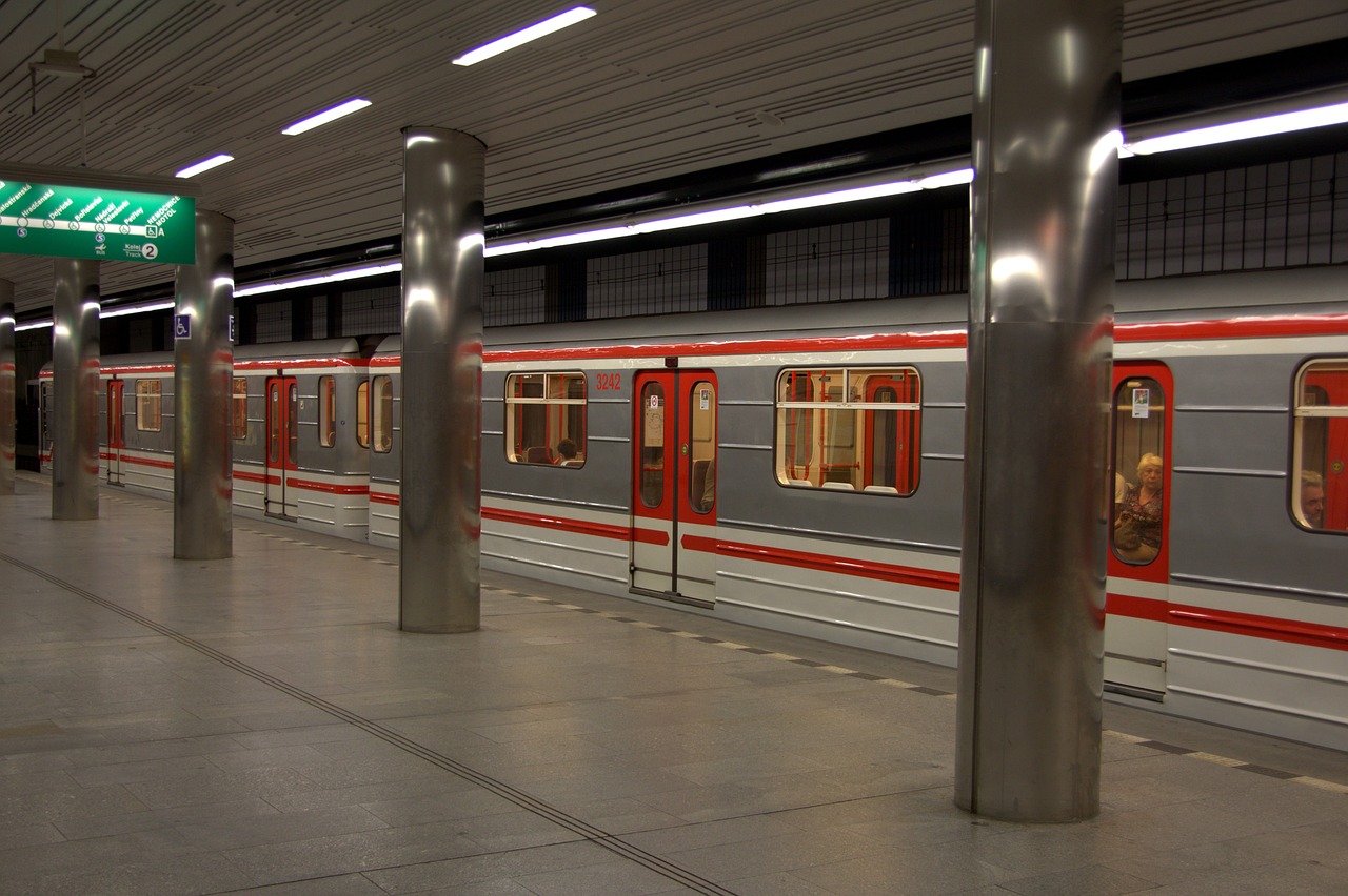 prague  metro  underground free photo