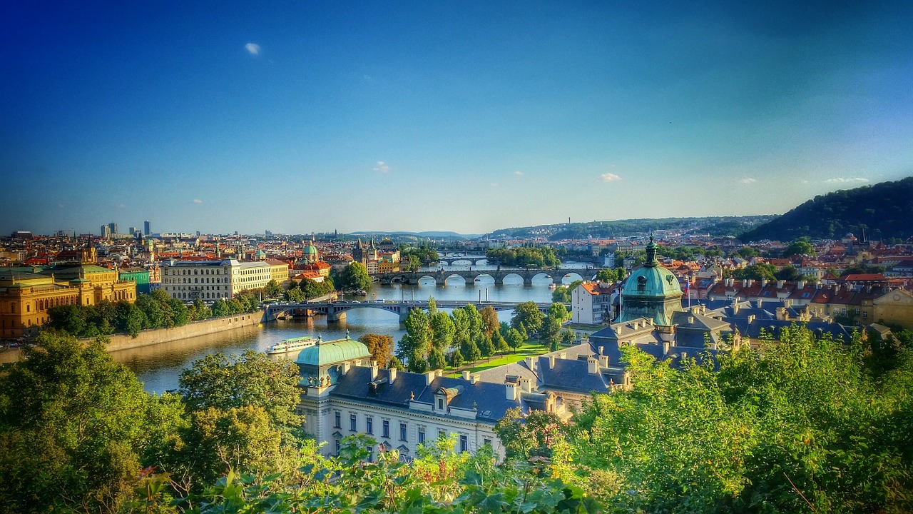 prague letenskýpark summer free photo