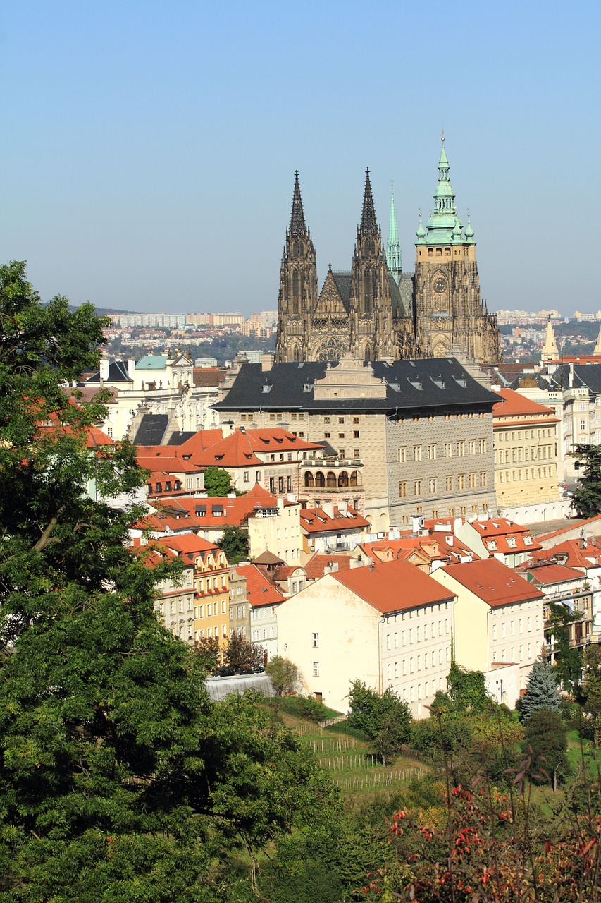 prague view landscape free photo