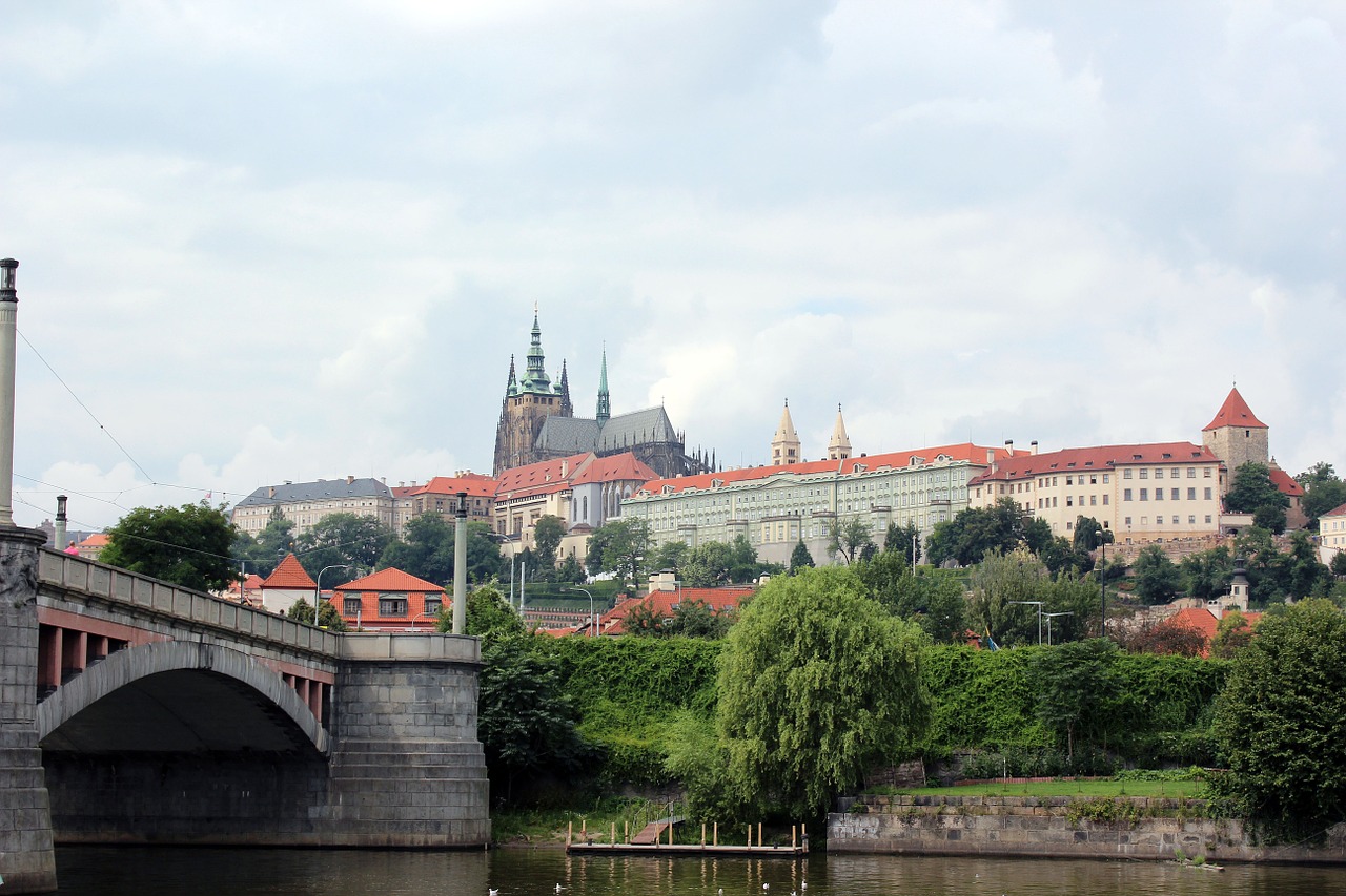 prague czech republic bridge free photo