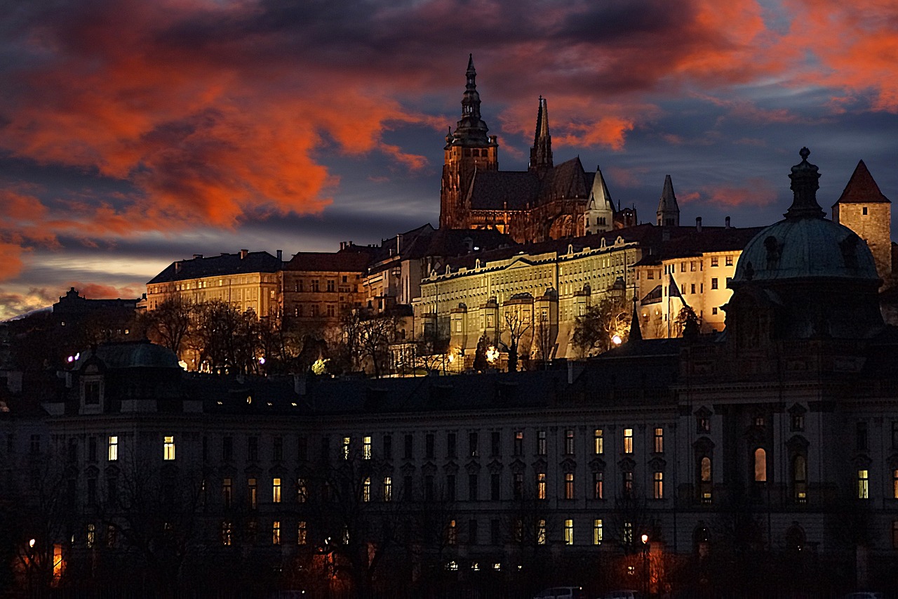 prague castle czech republic europe free photo