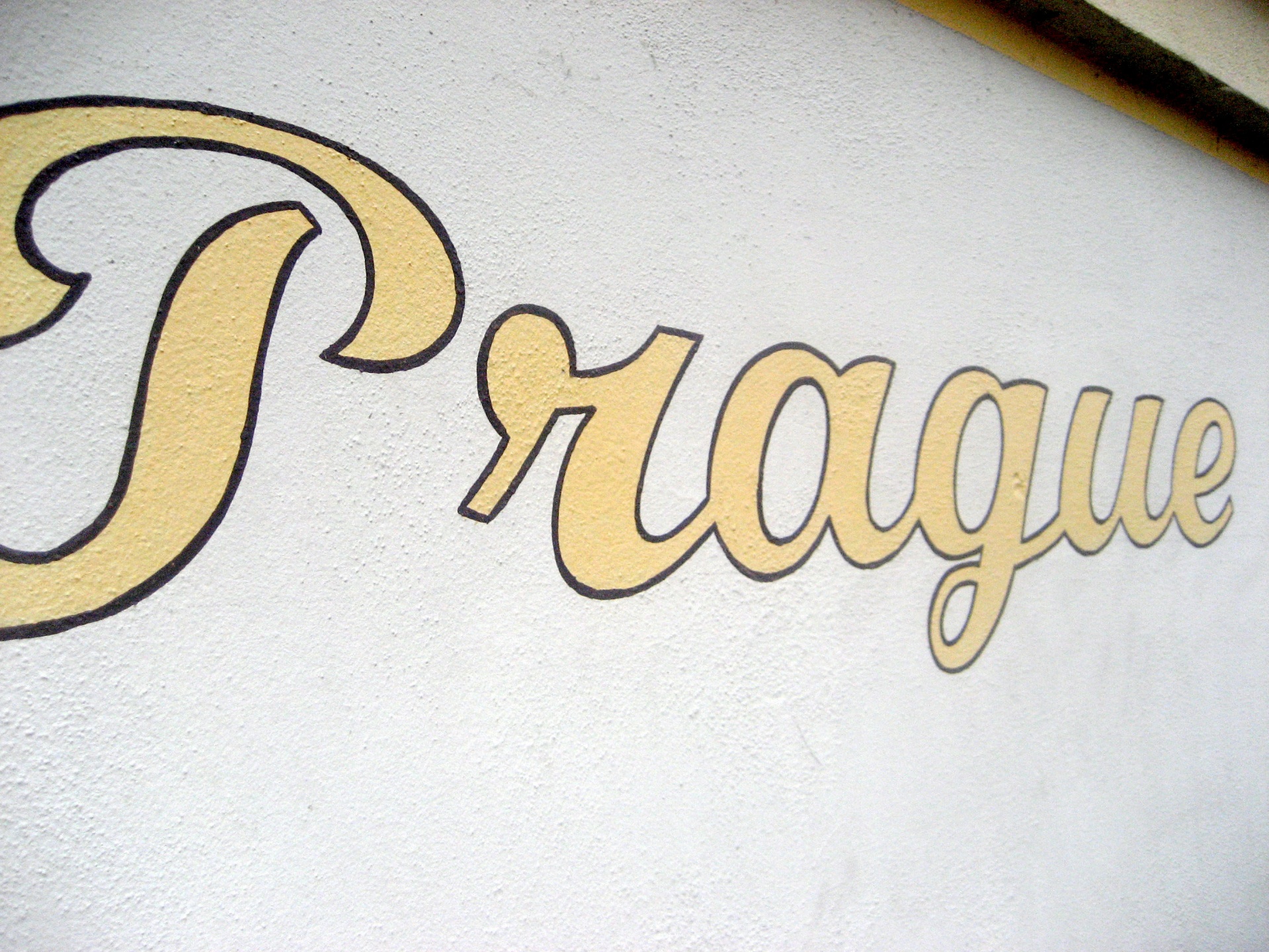 prague czech republic sign free photo