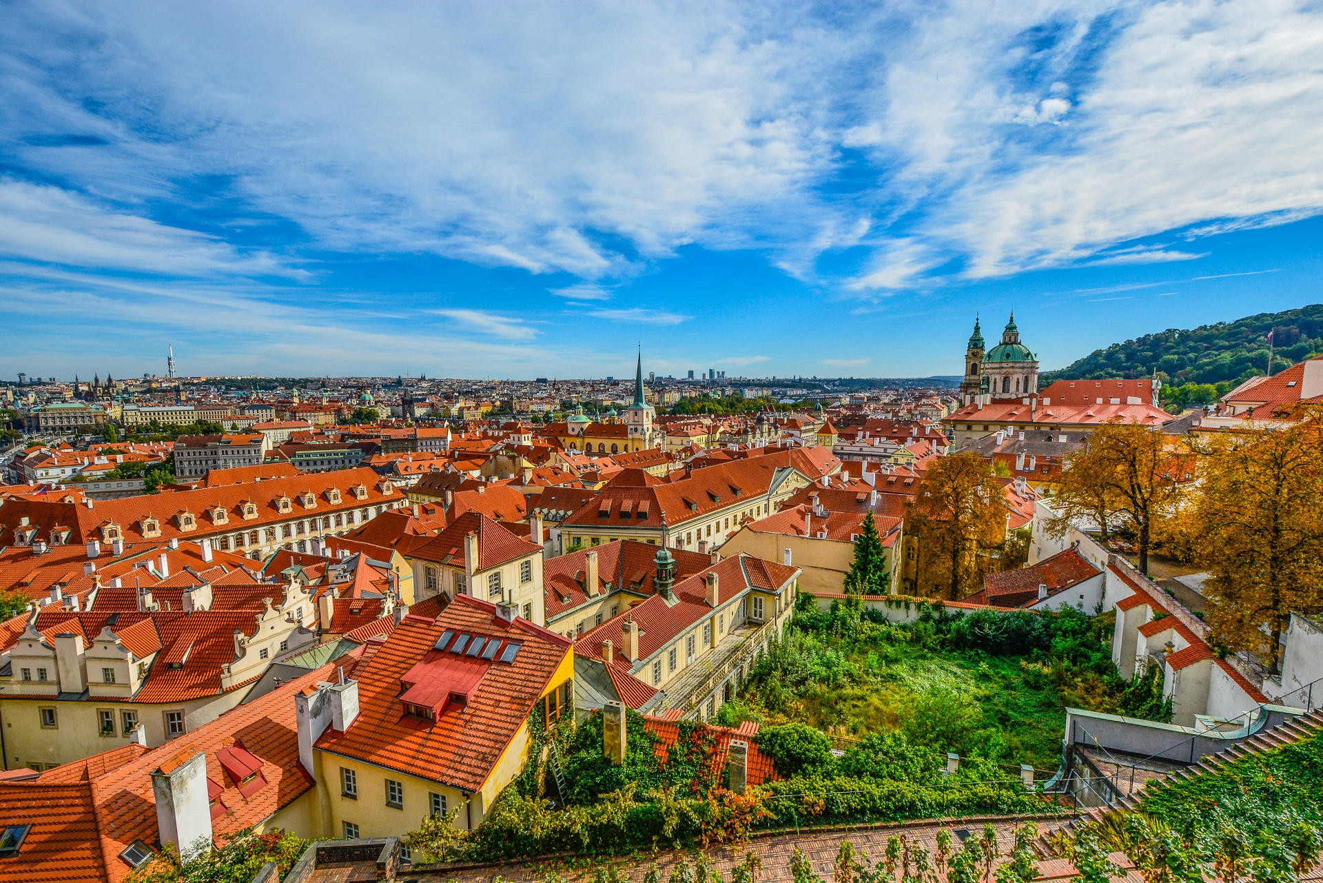 prague czech city free photo