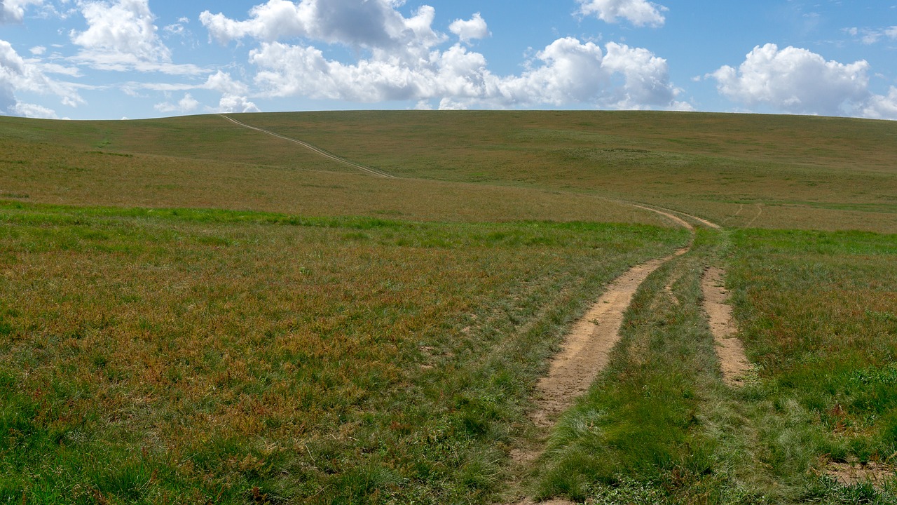 prairie  blue sky  travel free photo