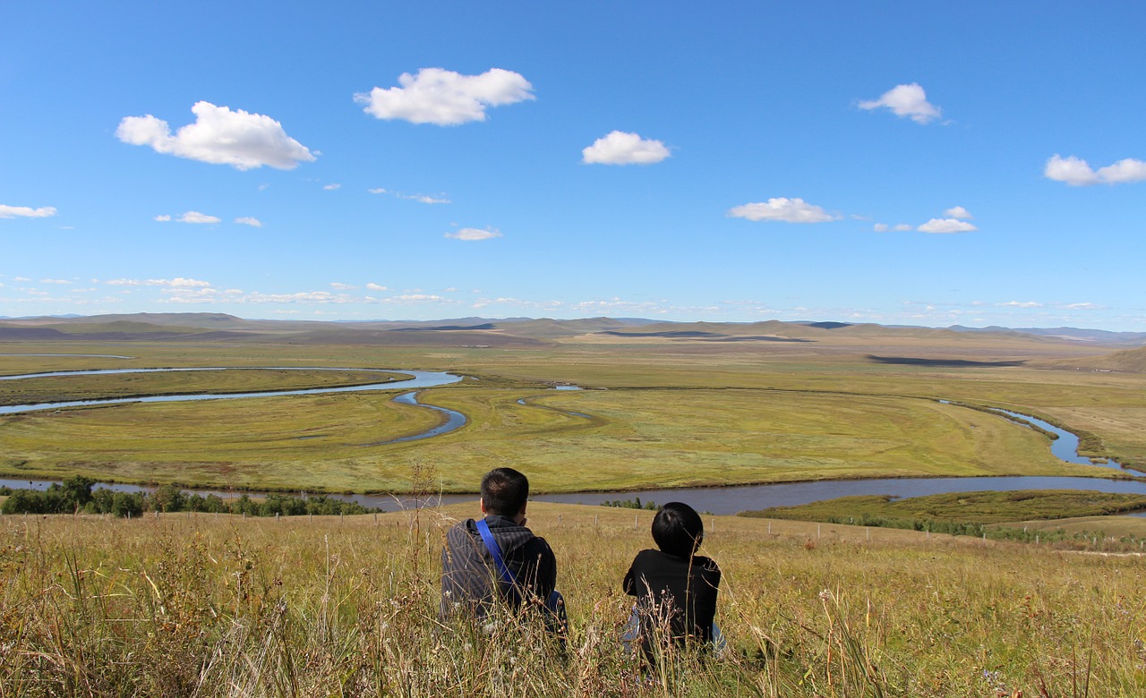 prairie the scenery landscape free photo