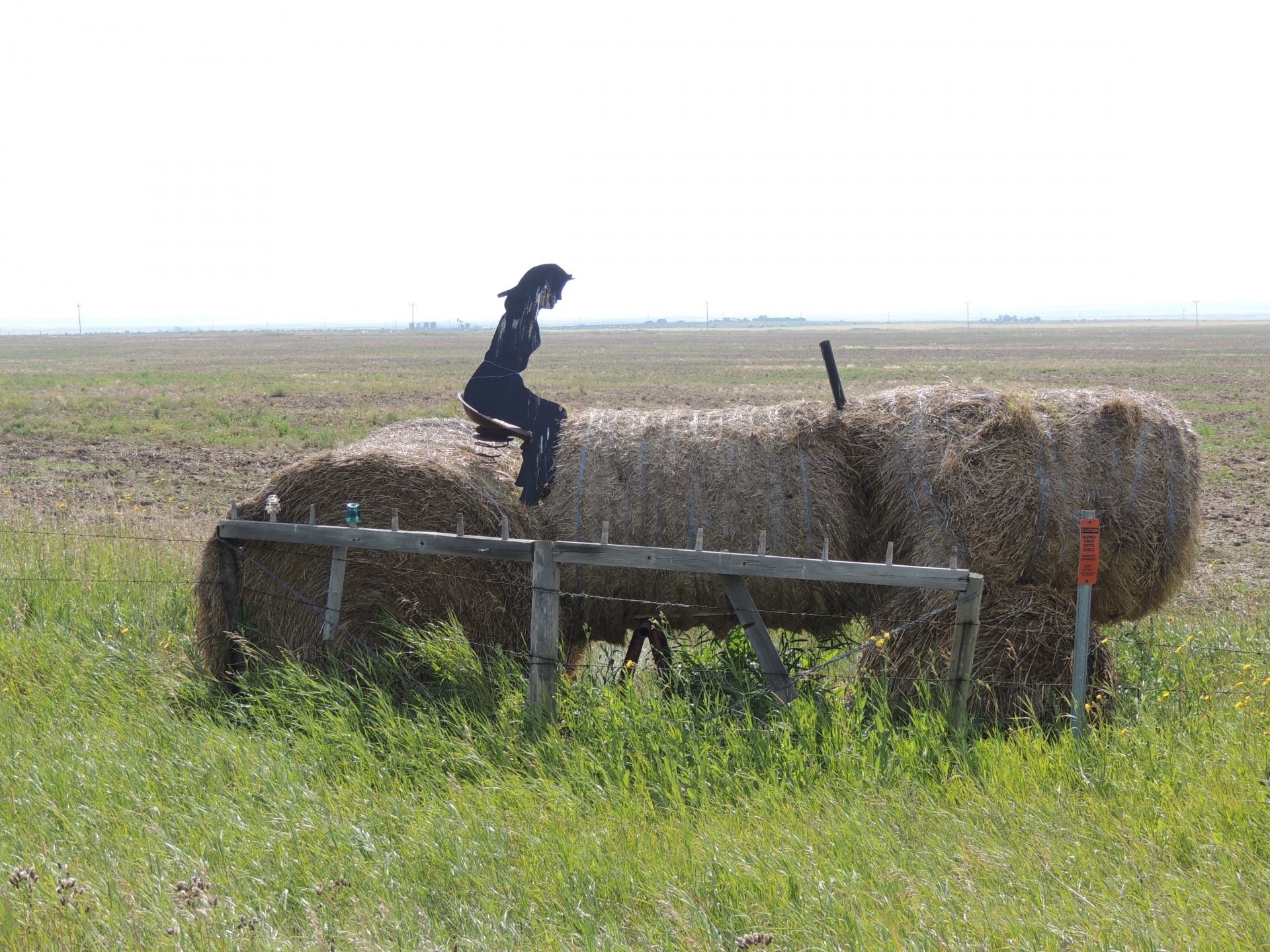 hay tractor prairies free photo