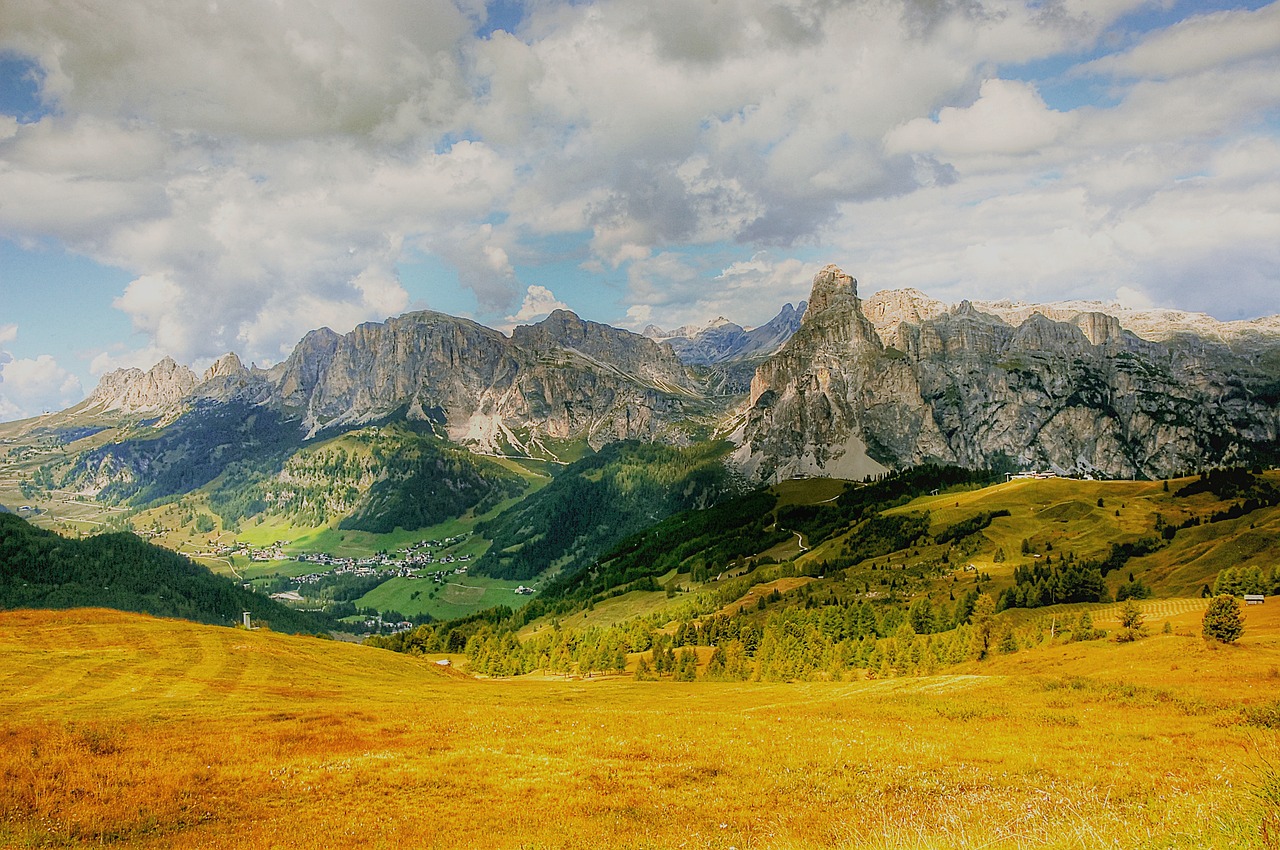 pralongia  dolomites  alm free photo