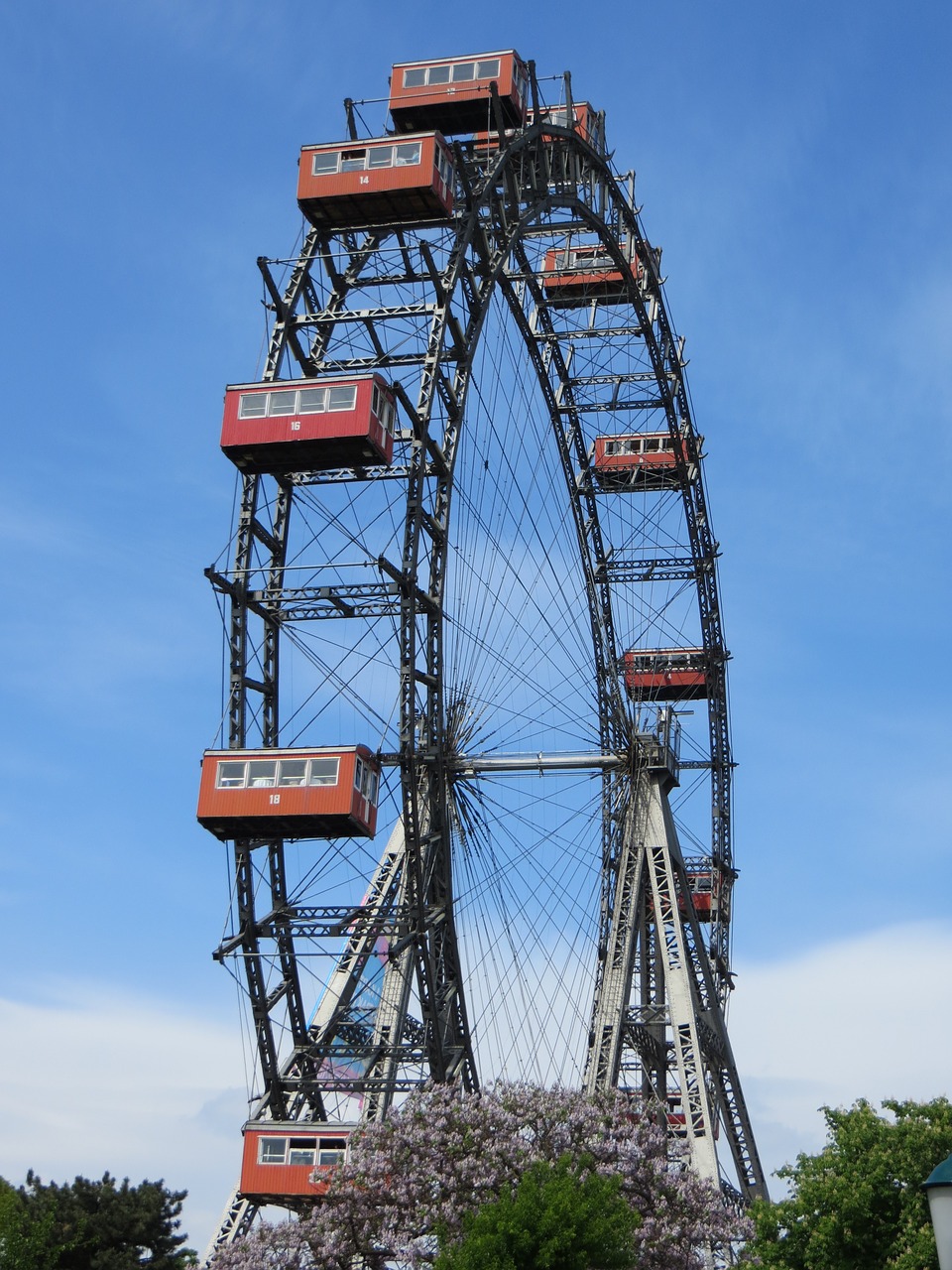 prater vienna ferris wheel free photo